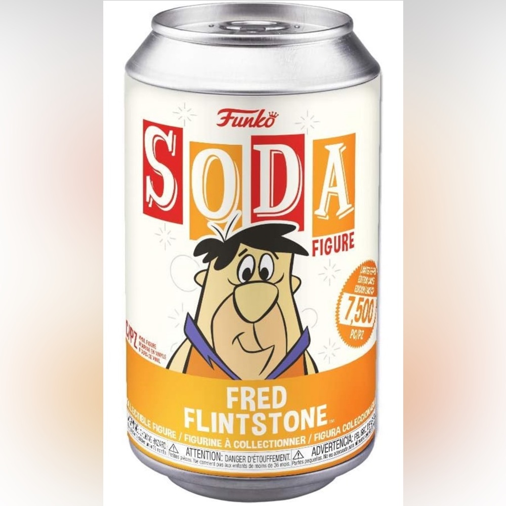 Collectible Funko 45894 Vinyl Soda Fred Flintstone w/Chase Collectible Toy - Picture 4 of 6